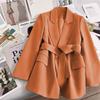 Womens Plus Size Oversized Blazer Jacket Winter Casual Slim Fit