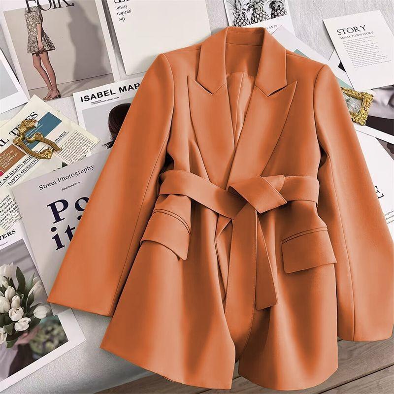 Womens Plus Size Oversized Blazer Jacket Winter Casual Slim Fit
