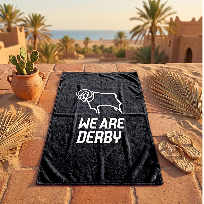 Derby County Thema Strandtuch Weich Schnell?Trockenes Handtuch für den Sommerstrandurlaub beim Schwimmen