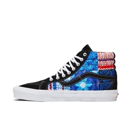 Vans Sandy Liang x Sk8-Hi 38 DX  Пэчворк  VN0A54FB9ZP Мужская обувь EU 36