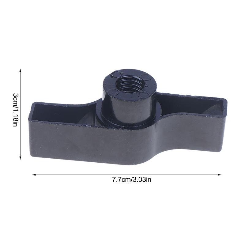 

1 шт. Гайка-баранчик Затискач ферми Ручка Запчастини Оцинкований Алюміній M8 M12 Ручка Чорний Сірий Гайка-ручка Т-подібна гайка Для гака освітлення M12