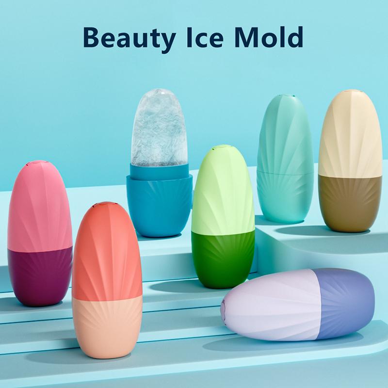 Silicone Ice Facial Roller Skin Care Beauty Lifting Contouring Tools Ice Globe Balls Massager Care Skin Makeup Care Tool