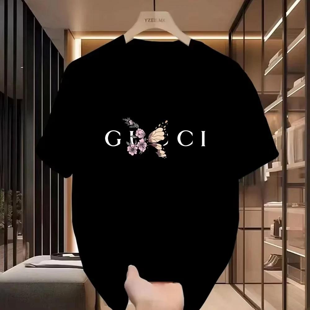 Den Senaste Sommar T-shirten för Herr och Dam med Tryck Ren Bomull Harajuku Design Klassisk Andningsbar Överdimensionerad Rundhalsad T-shirt