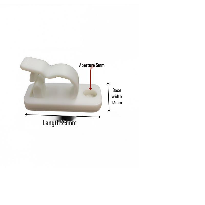 Adhesive Cable Management Clips - Nylon R-type Wire Holders