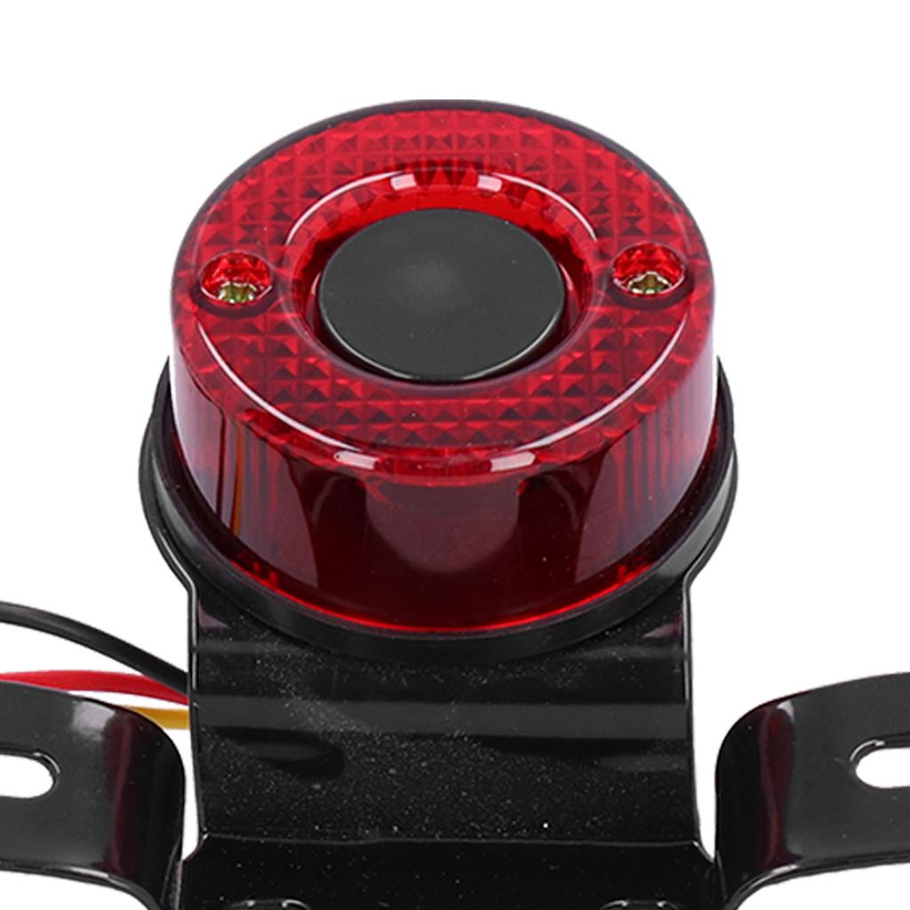 DC12V Motorcycle Taillight Brake Lamp with License Plate Bracket Universal Fit for Honda