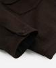 FRIZMWORKS Solid Wool Trucker Jacket _ Brown