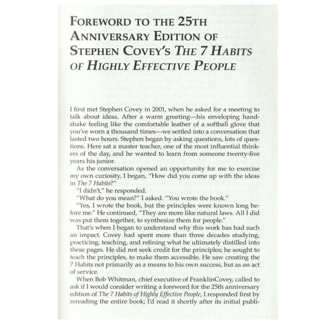 The 7 Habits of Highly Effective People: Powerful Lessons in Personal Change Paperback – Special Edition, November 19, 2013