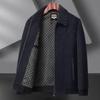 Men's Winter Chenille Lapel Casual Jacket - Thick, Warm, Plus Velvet Style for Autumn/Winter