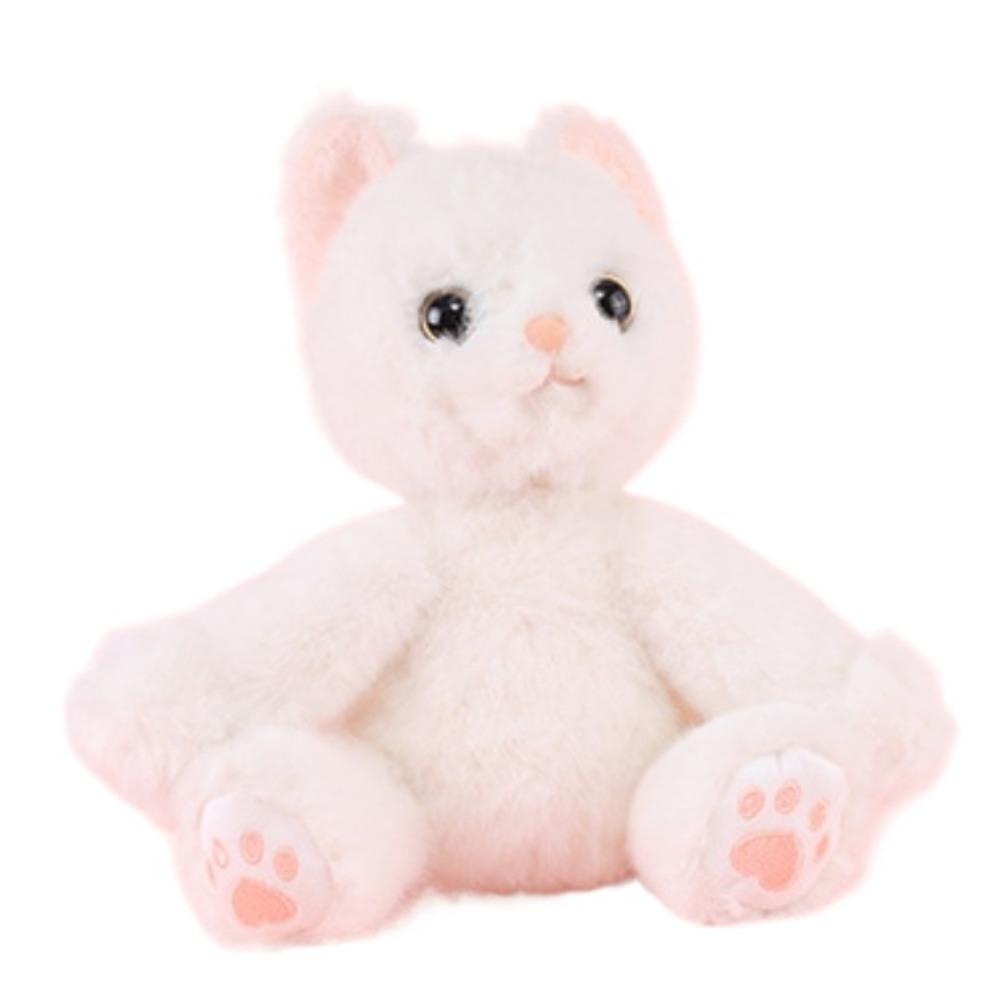 

Ask for A Hug Cute Animal Plush Doll Spread Hands Soft Cat Plush Pillow Room Decoration білий