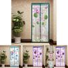 Chic Anti-mosquito Door Screen Featuring Dandelion Design And Magnetic Closure