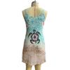 GMXIA Women's Dresses Printed Sleeveless Halter Plus Size Loose Dresses