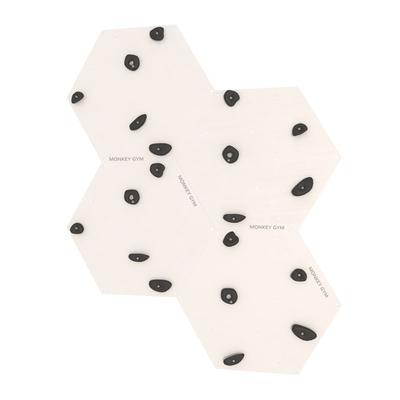 Climbing Wall Cube 4 White - Holds Black