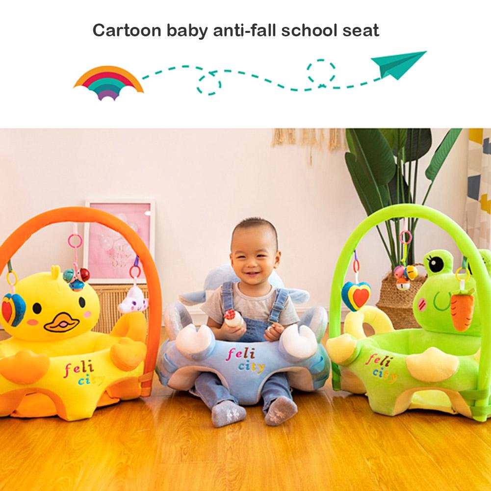 Cute Cartoon Baby Sofa Support Seat Cover Learning To Sit Plush Feeding Chair Cute Cartoon Baby Sofa Support Seat Cover Learning To Sit Plush Feeding Chair