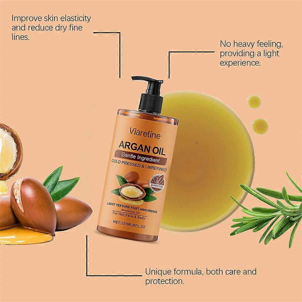 Olej Arganowy Do Włosów Naturalny Olej Arganowy Z Maroka Olej Argonowy Do Skóry Głowy Twarzy I Skóry Odżywka Do Włosów Suchych 237ml
