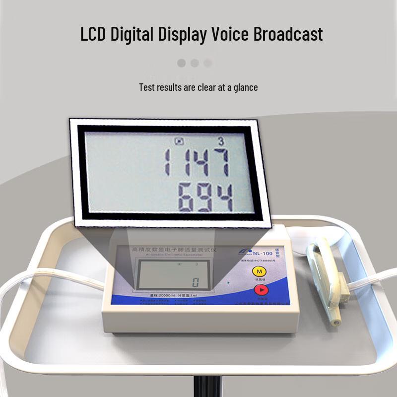 GK Electronic Spirometer and Disposable Mouthpieces