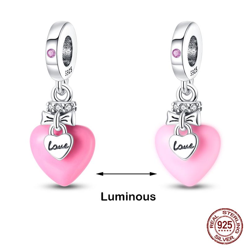 Kupferfarbene Im Dunkeln leuchtende Glühwürmchen Honigbiene Stern Anhänger Perlen Passen Qikaola Original Armbänder Feiner DIY Schmuck Geschenk