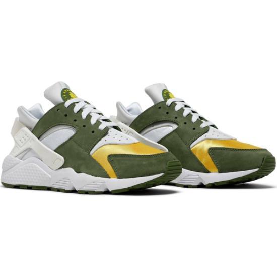 Stussy x Nike Huarache LE 'Dark Olive' Casual Sneakers DD1381-300
