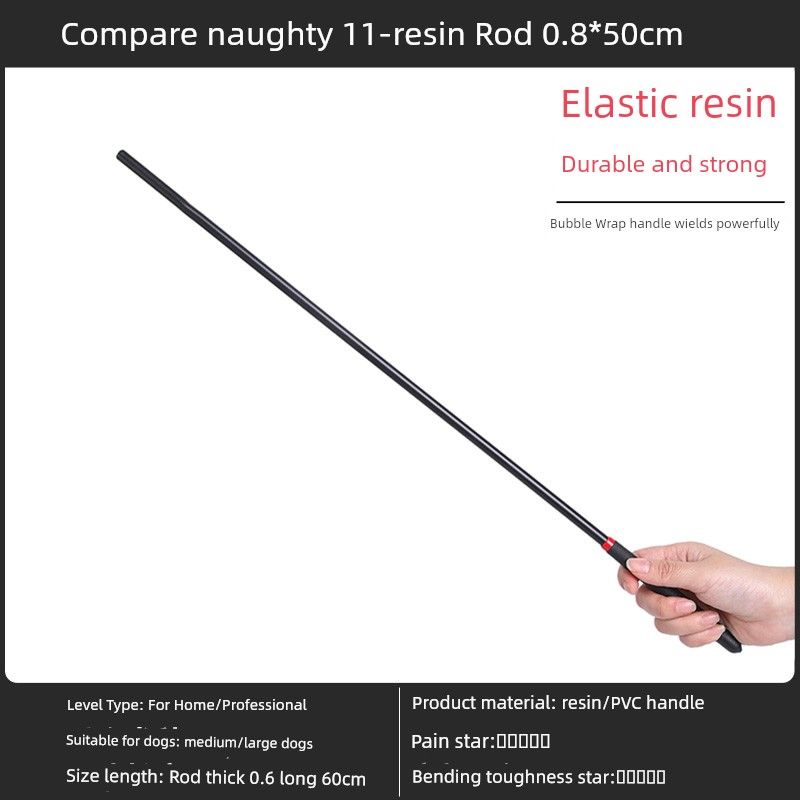 

Dog Training Handy Gadget Love Racket Dog Training Stick Dog Training Stick Malinois Beat Dog Stick Dog Training Whip Dog Training Device Pet Supplies [Naughty] 1-resin Rod 0.8*50cm