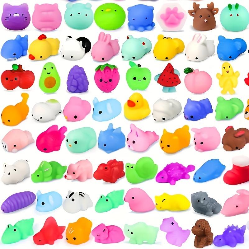 Kawaii Mochi Squishy Toys Mini Soft Squishies Stress Relief Toys Party Favors for Kids 30PCS разноцветный