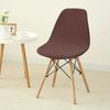 1pc Stretch Dining Chair Non-slip Solid Color Seat Slipcover Washable Removable Armless Chair Case for Wedding Hotel Banquet