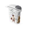 Food Storage Box - - PetLife - 10 Kg - White - Plastic