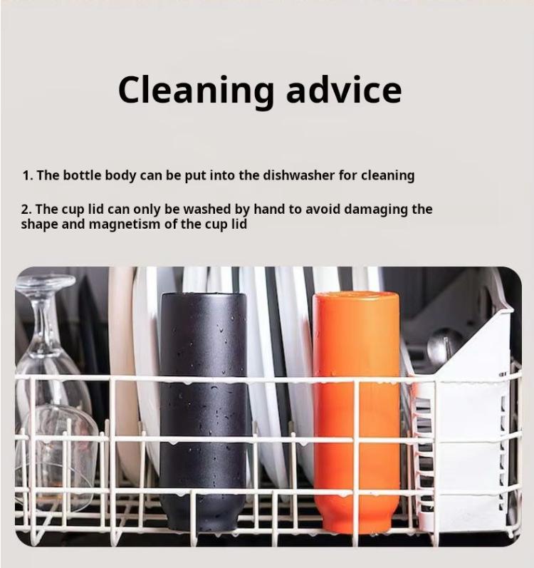 Large Magnetic 304 Stainless Steel Insulated Sports Cup Holder with Cold Retention