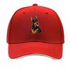 Playful DoberUnisex Portrait Graphic St Sandwich Baseball Cap Sun Cap Outdoor Workouts Hat
