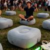 Press-down Inflatable Foot Pads Thick Easy To Carry Height-increasing Seat Cushion Foldable Car Travel Mat