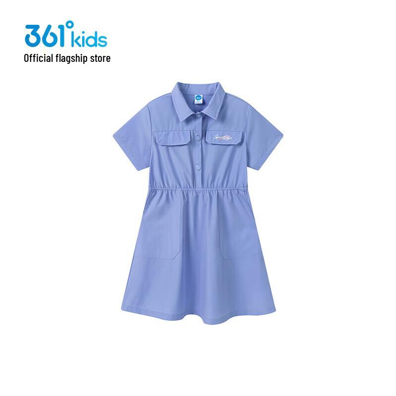 361° Girls Summer Polo Collar Waist Dress K62522401 130