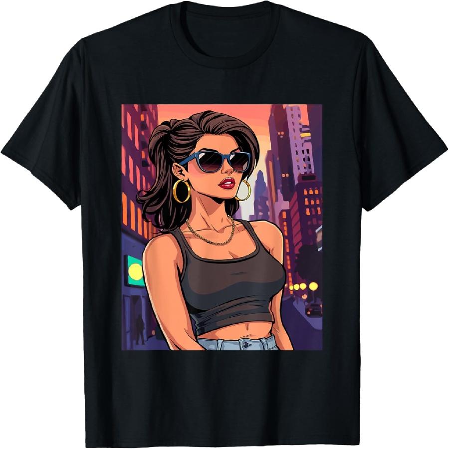 Cartoon Style Character Graphic Comic Illustration Fun Art T-Shirt1 XXXXXL чёрный 1630₽