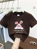 Kids Cotton Cartoon T Shirt Summer Short Sleeve Top For Boys And Girls Breathable Comfortable Tee