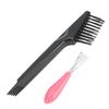 2Pcs/Set Comb Cleaner Brush Dust Hair Brush Dust Cleaning Hair Salon Home ToolComb Cleaner