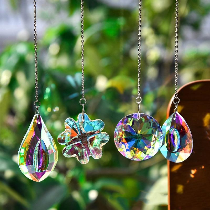 1/4Pcs  Sun Catchers For Window Hanging Light Catcher Rainbow Maker For Home Light Chandelier Prism Home Decor
