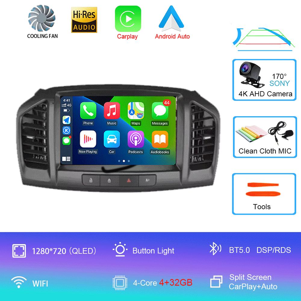 Android13 Car Radio Carplay For Buick Regal 2009-2013/Opel Insignia 2008-2012 Navigation Multimedia Video Player WIFI 360 camera