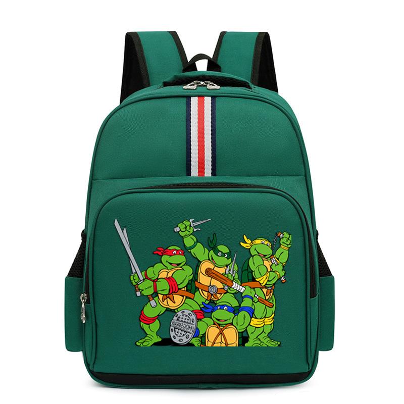 Hot Sale Teenage Mutant Ninja Turtles Cartoon Printed Backpack Elementary and Secondary School Students Outdoor Leisure Large Capacity