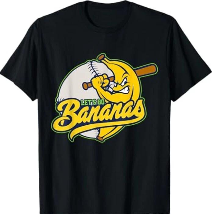 Bananas Nickname Personalized Last Name Apparel Fruit Lover T-Shirt L