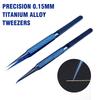 Precision 0.15mm Titanium Alloy Tweezers For Phone Motherboard Jump Line Repair Tool Hand Tool Corrosion Resistant New 2025