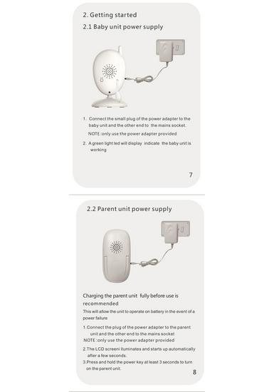 2.0" Wireless Baby Monitor with Two-Way Talk & Night Vision - Baby Safety Expert