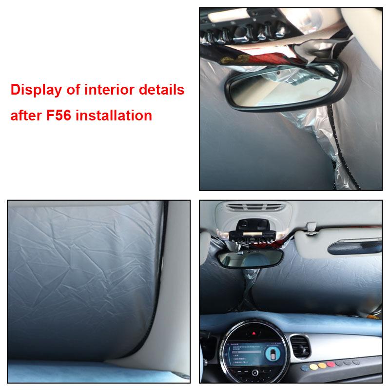 Folding Car Window Sunshade Cover Sun Shade for Mini Cooper F60 F54 F56 F55 F65 F66 R55 R56 R60 J01 J05 U25 Styling Accessories