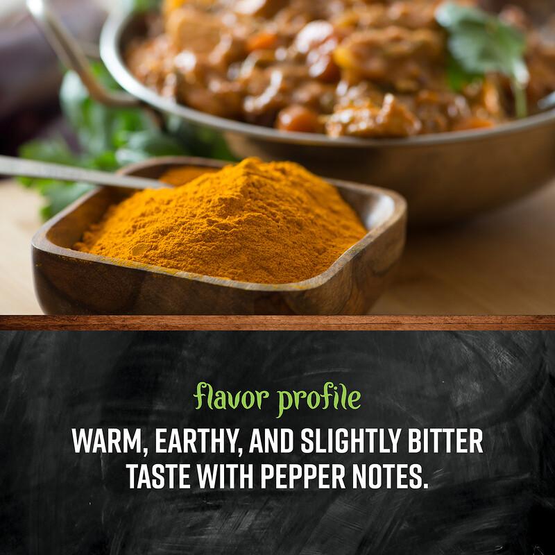 Organic Ground Turmeric Root, 16 Oz (453 G)