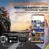 5 Zoll Drahtloser Carplay Android Auto Motorrad Camcorder IP65 Wasserdicht Dash Cam Reifendrucküberwachung Mirror Link G-Sensor