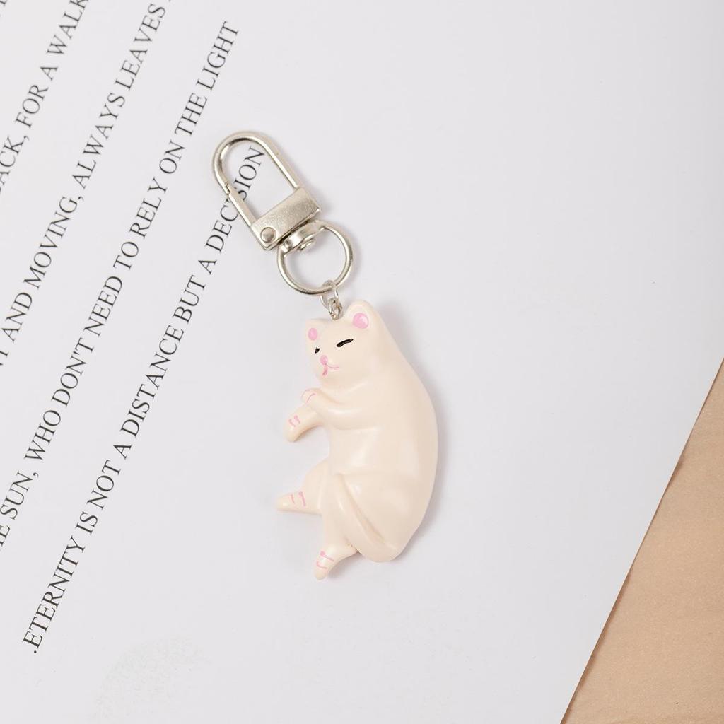 Original Cute Cat Resin Keychain & Bag Charm Gift