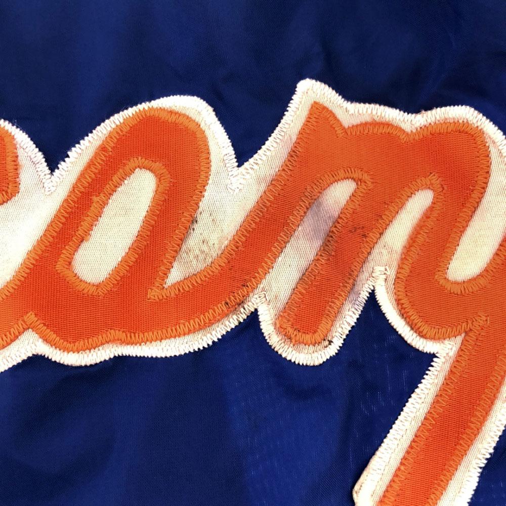 Pla-Jac 70s Made In USA Print Embroidery Patch Nylon Coach Jacket Men's Used