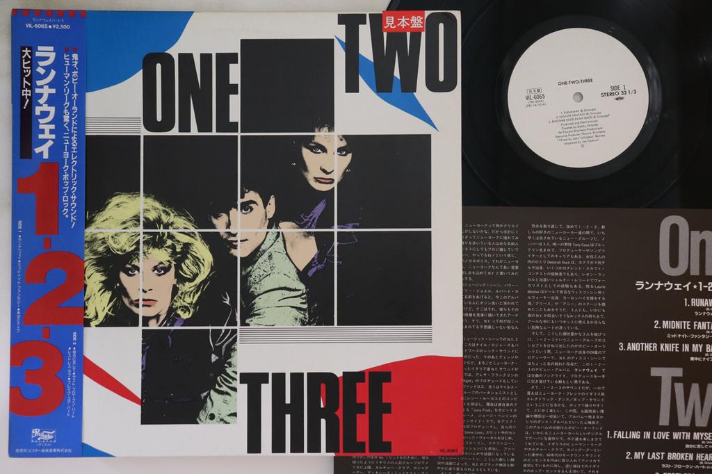 LP Schallplatte ONE TWO THREE - One Two Three VIL6065PROMO PRELUDE 1983 Japan Obi Rock Gebraucht