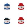 Christmas Chair Cover Set With Snowman Design For Holiday Home Decor