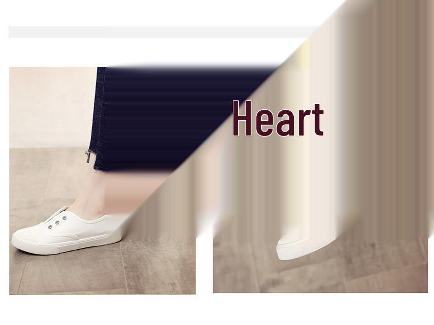2025 Women's Casual Slip-On Canvas Shoes - Versatile White Flats