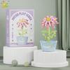 MOC Blume Sukkulente Topfpflanze Modellbaustein DIY Ewiger Strauß Zuhause Schreibtisch Pflanzen Dekoration Ziegel Mädchen Geschenk Kinderspielzeug