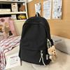 Schultasche Campus Schultasche Damen Koreanische Ausgabe ins Einfacher Karierter Rucksack Highschool-Schüler Große Kapazität Freizeit Reise Rucksack