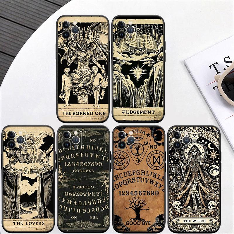 Hexe Divination Tarot Mond Neu Hochwertige Handyhülle für Xiaomi Poco M4 M5 M6 M7 X3 X6 X7 Pro