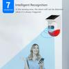 Solar Powered Wireless Independent Infrared Motion Sensor Detector Strobe Siren 120dB Alarm Waterproof PIR Sensor